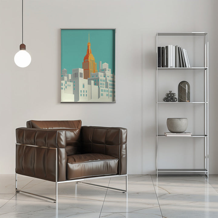 New York View from the highline - Stretched Canvas, Poster or Fine Art Print I Heart Wall Art