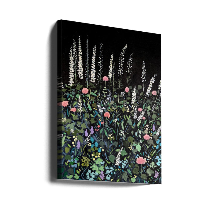 Night Garden - Stretched Canvas, Poster or Fine Art Print I Heart Wall Art