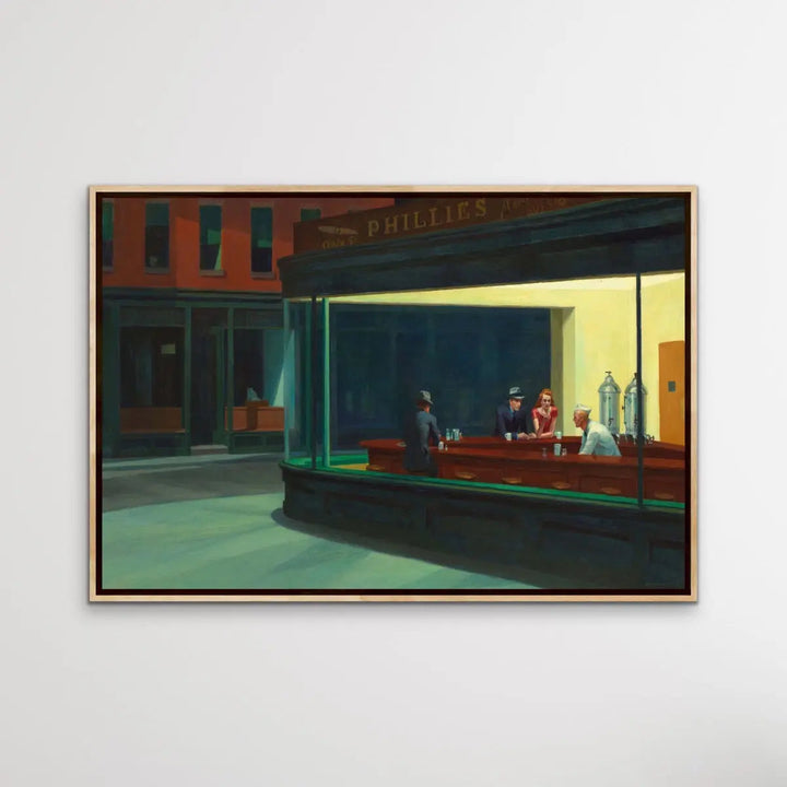 Nighthawks 1942 by Edward Hopper - Mid Century Art Print - I Heart Wall Art