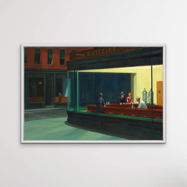 Nighthawks 1942 by Edward Hopper - Mid Century Art Print - I Heart Wall Art