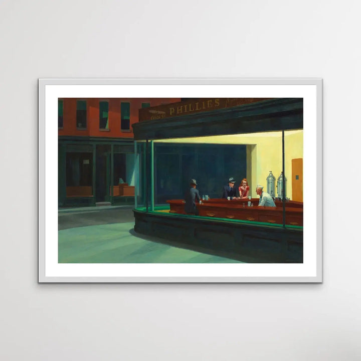 Nighthawks 1942 by Edward Hopper - Mid Century Art Print - I Heart Wall Art