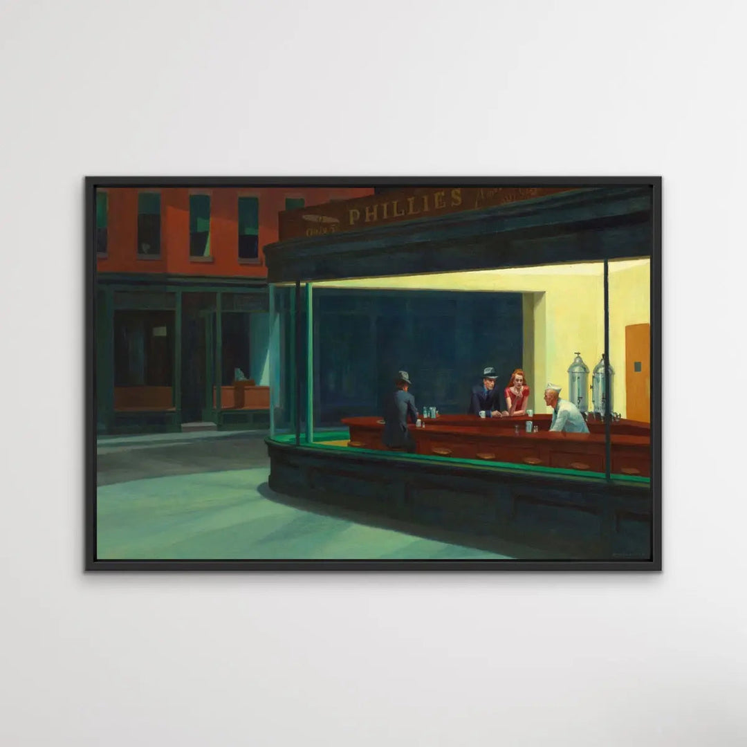 Nighthawks 1942 by Edward Hopper - Mid Century Art Print - I Heart Wall Art