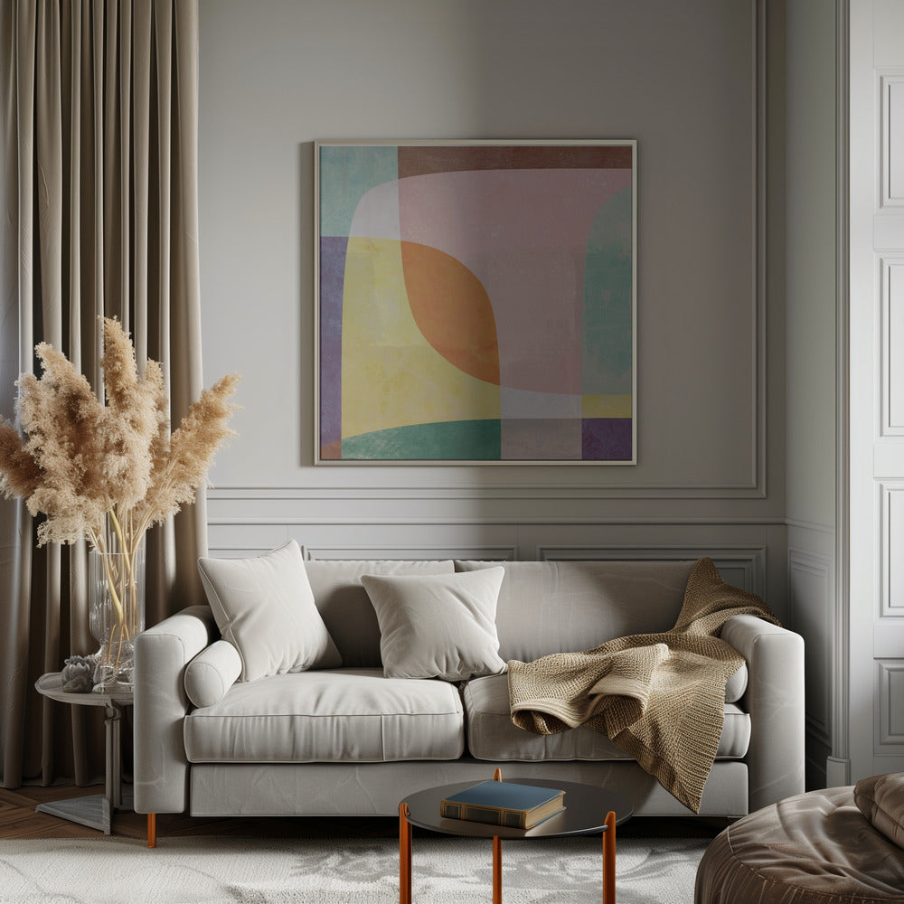 No Words - Square Stretched Canvas, Poster or Fine Art Print I Heart Wall Art