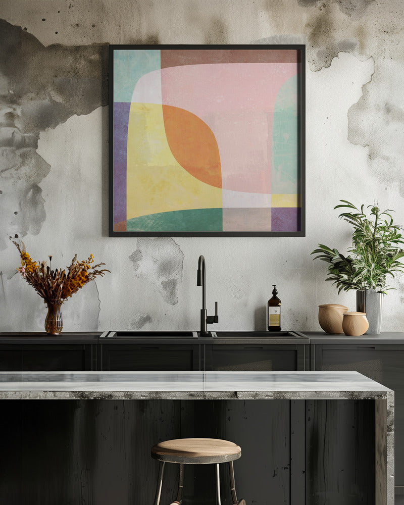 No Words - Square Stretched Canvas, Poster or Fine Art Print I Heart Wall Art
