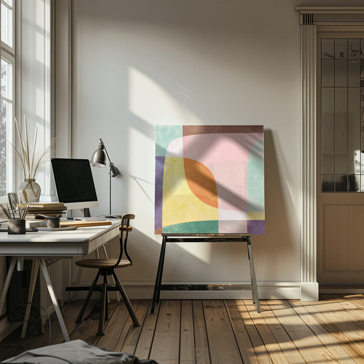 No Words - Square Stretched Canvas, Poster or Fine Art Print I Heart Wall Art