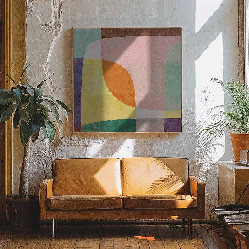 No Words - Square Stretched Canvas, Poster or Fine Art Print I Heart Wall Art