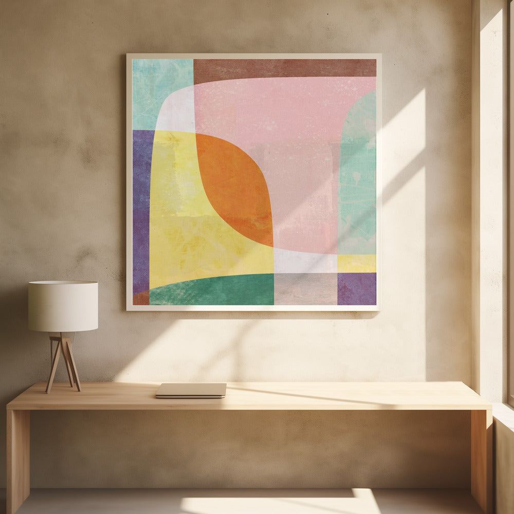 No Words - Square Stretched Canvas, Poster or Fine Art Print I Heart Wall Art