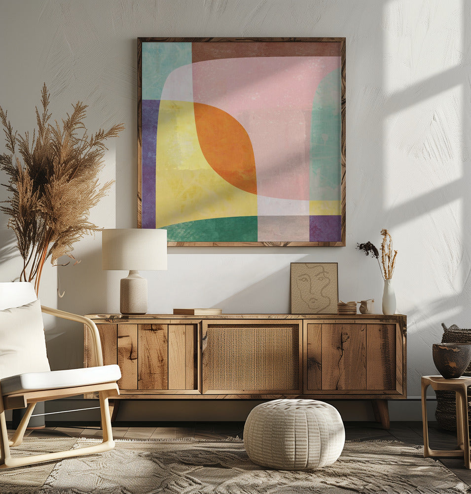 No Words - Square Stretched Canvas, Poster or Fine Art Print I Heart Wall Art