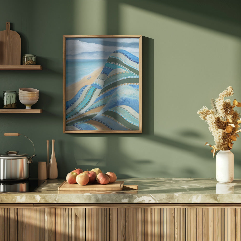 Nonforlorn Blue - Stretched Canvas, Poster or Fine Art Print I Heart Wall Art