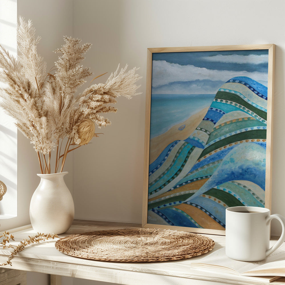 Nonforlorn Blue - Stretched Canvas, Poster or Fine Art Print I Heart Wall Art