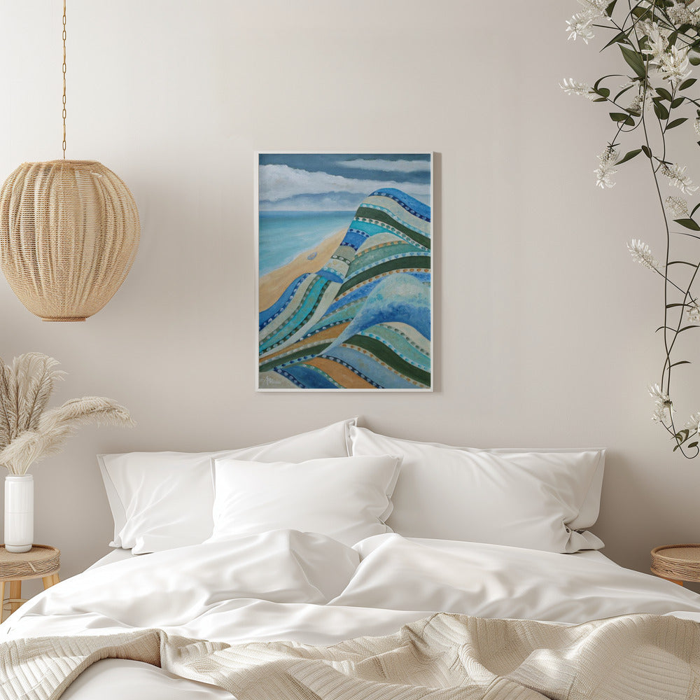 Nonforlorn Blue - Stretched Canvas, Poster or Fine Art Print I Heart Wall Art