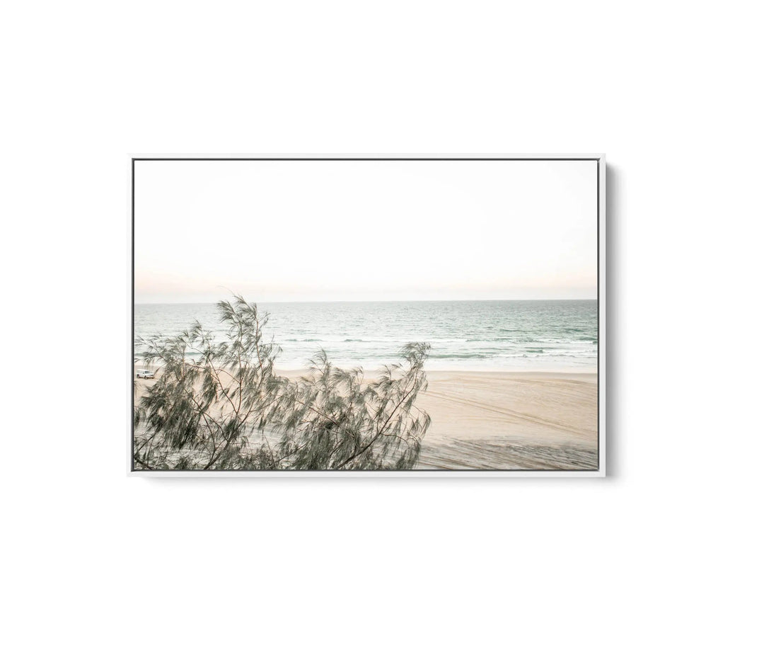 Noosa Beach - Pandanus and Ocean Sunshine Coast Photographic Art Print I Heart Wall Art Australia 