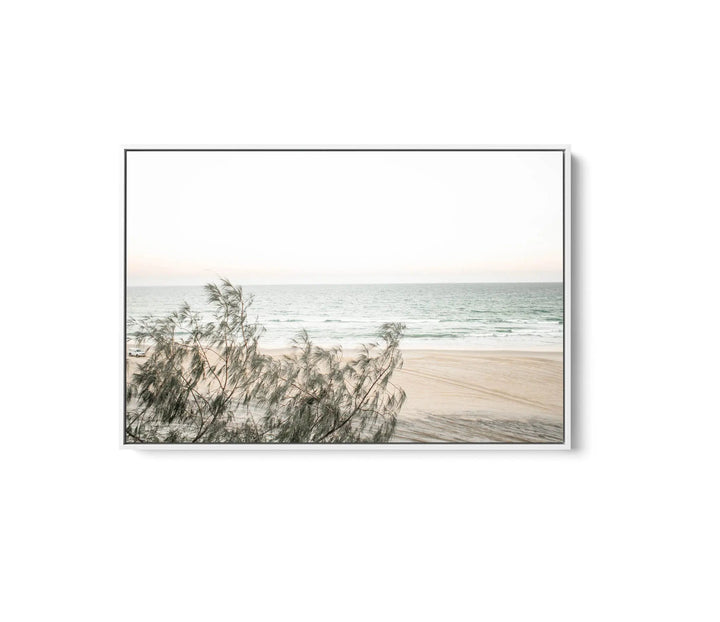 Noosa Beach - Pandanus and Ocean Sunshine Coast Photographic Art Print I Heart Wall Art Australia 