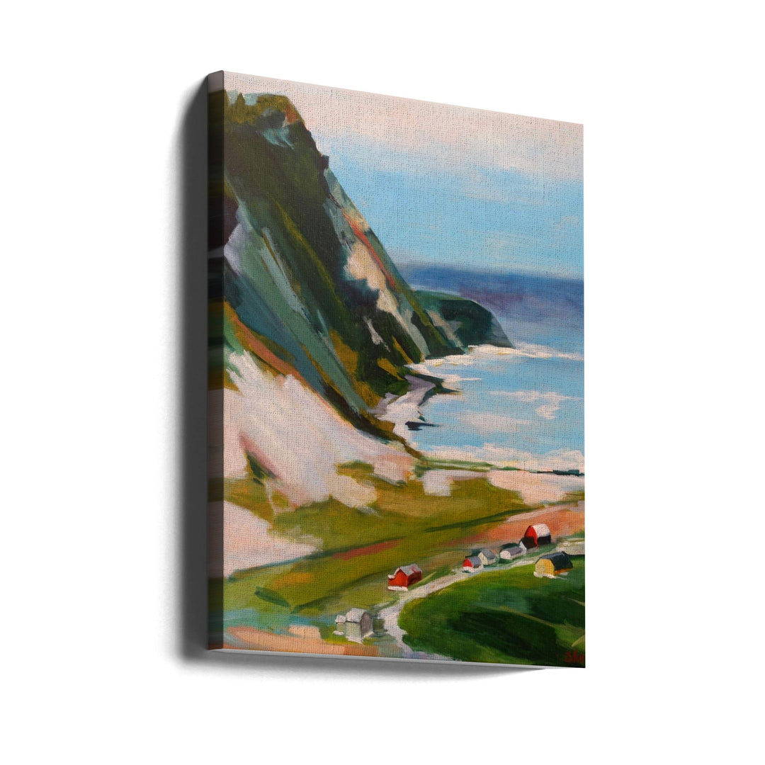 Norwegian Town - Stretched Canvas, Poster or Fine Art Print I Heart Wall Art