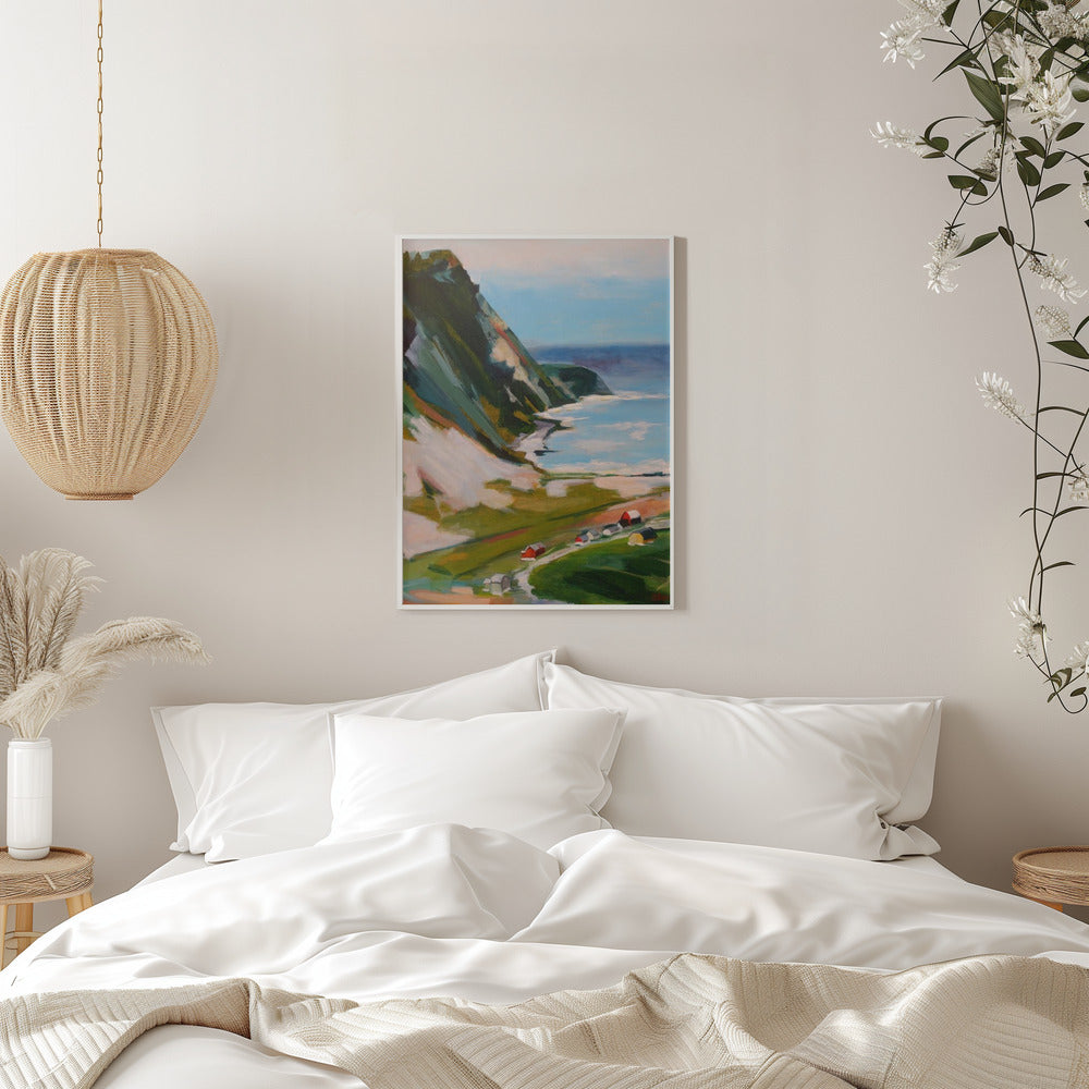 Norwegian Town - Stretched Canvas, Poster or Fine Art Print I Heart Wall Art