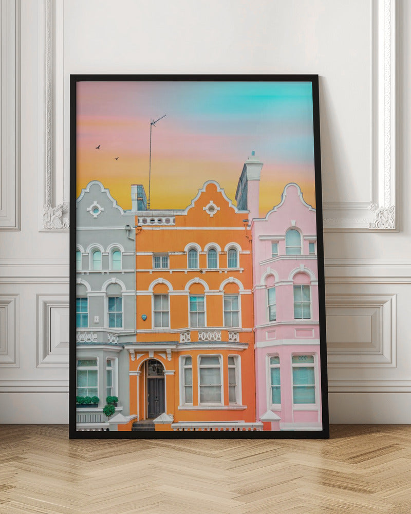 Notting Hill Dreams - Stretched Canvas, Poster or Fine Art Print I Heart Wall Art