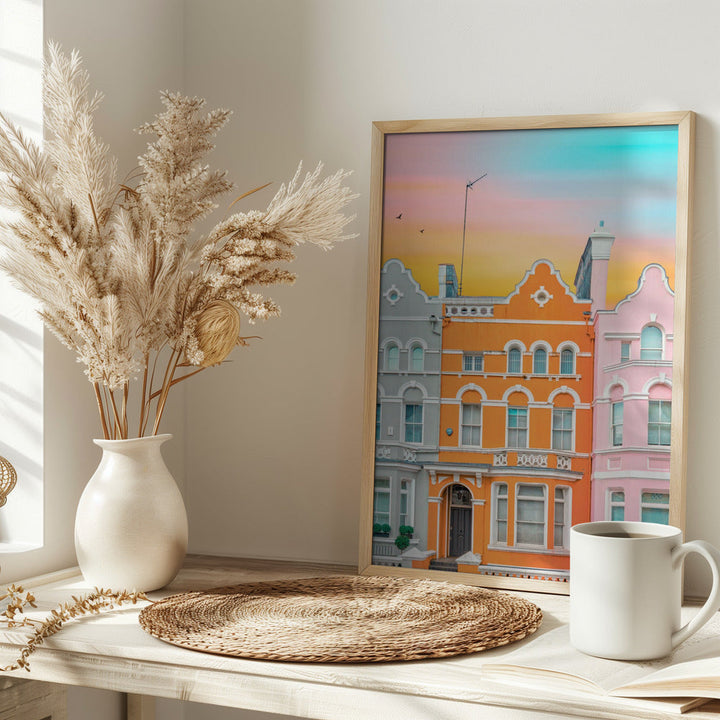 Notting Hill Dreams - Stretched Canvas, Poster or Fine Art Print I Heart Wall Art