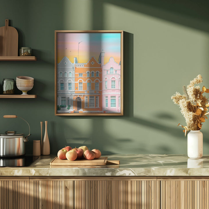 Notting Hill Dreams - Stretched Canvas, Poster or Fine Art Print I Heart Wall Art
