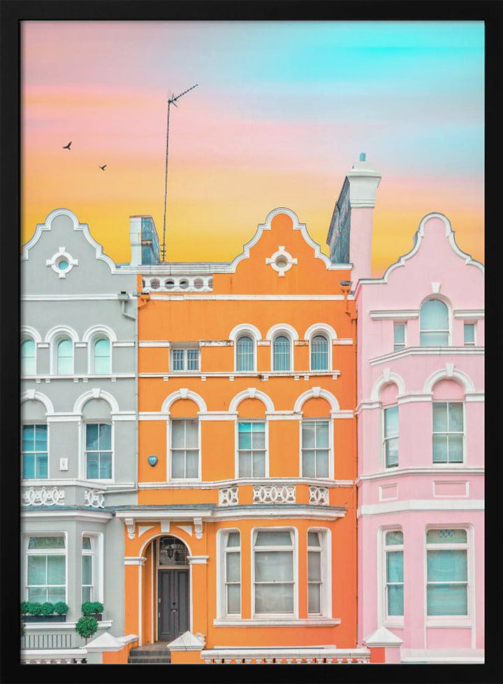 Notting Hill Dreams - Stretched Canvas, Poster or Fine Art Print I Heart Wall Art