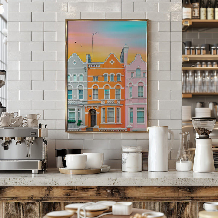 Notting Hill Dreams - Stretched Canvas, Poster or Fine Art Print I Heart Wall Art