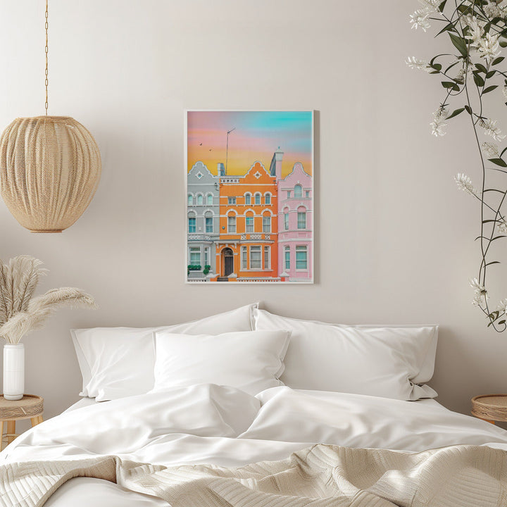 Notting Hill Dreams - Stretched Canvas, Poster or Fine Art Print I Heart Wall Art