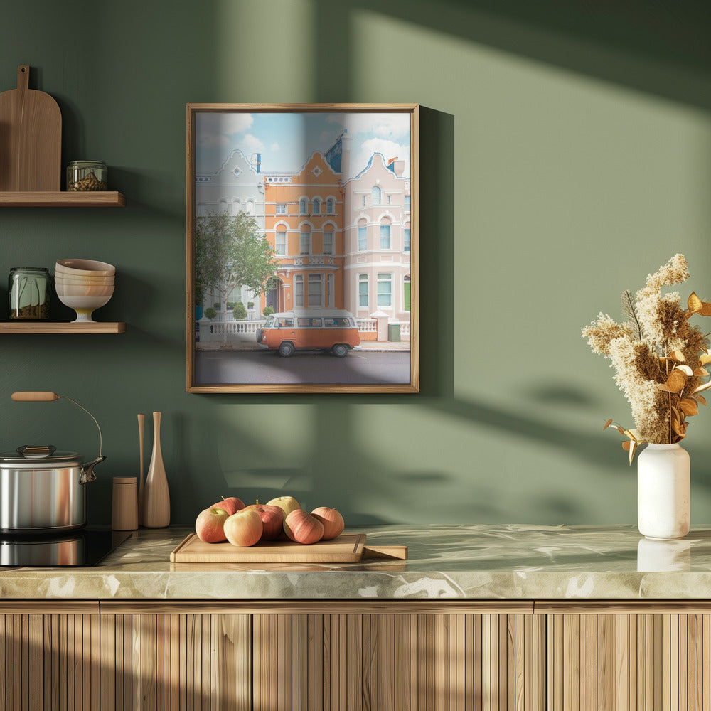 Notting Hill Vibes - Stretched Canvas, Poster or Fine Art Print I Heart Wall Art