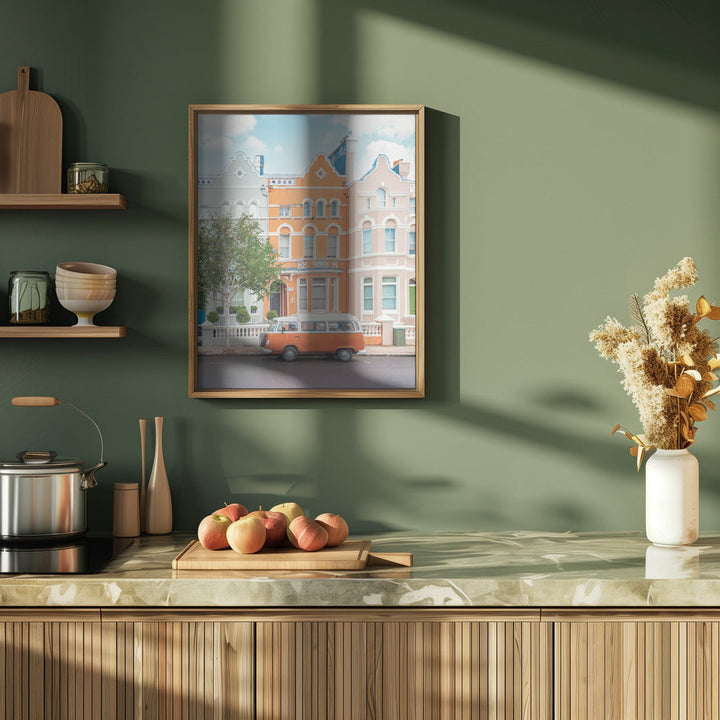Notting Hill Vibes - Stretched Canvas, Poster or Fine Art Print I Heart Wall Art