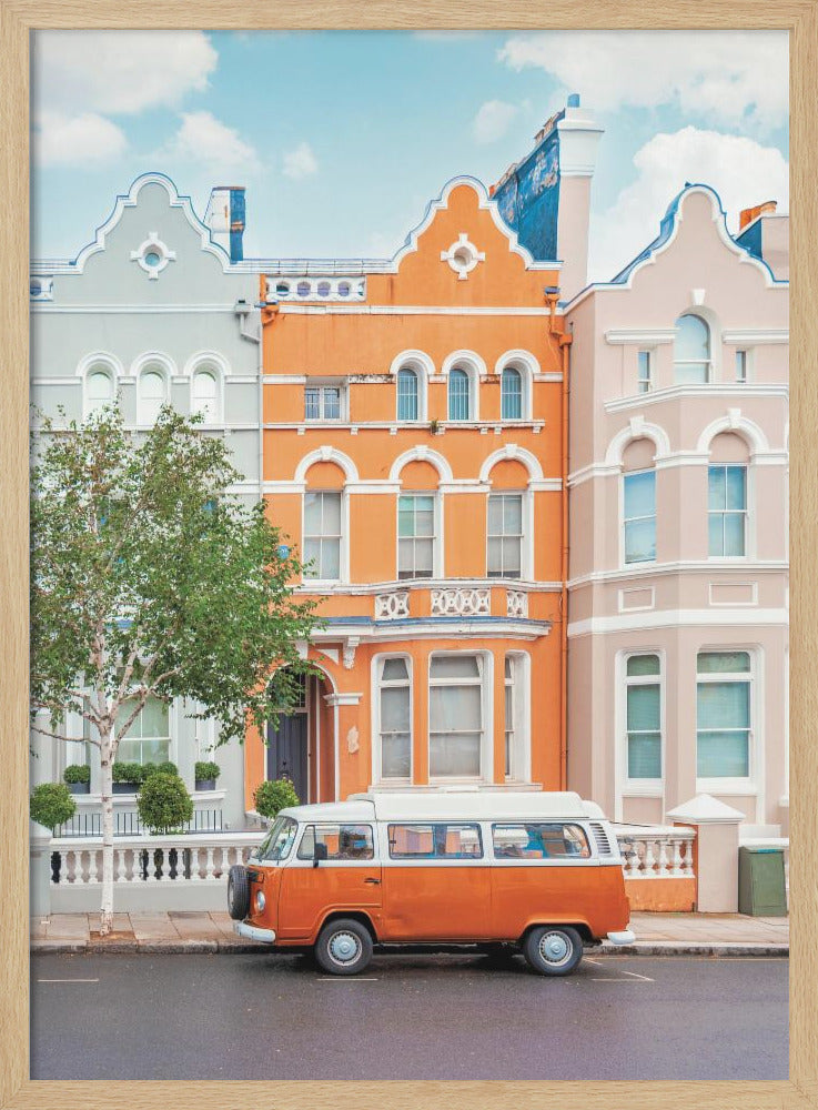 Notting Hill Vibes - Stretched Canvas, Poster or Fine Art Print I Heart Wall Art