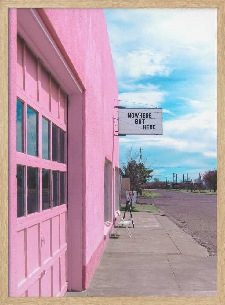 Nowhere But Here - Stretched Canvas, Poster or Fine Art Print - I Heart Wall Art - Poster Print, Canvas Print or Framed Art Print