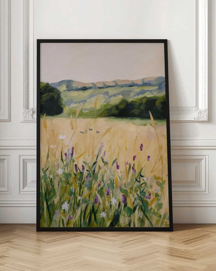 Oaks and Tall Grass - Stretched Canvas, Poster or Fine Art Print - I Heart Wall Art - Poster Print, Canvas Print or Framed Art Print