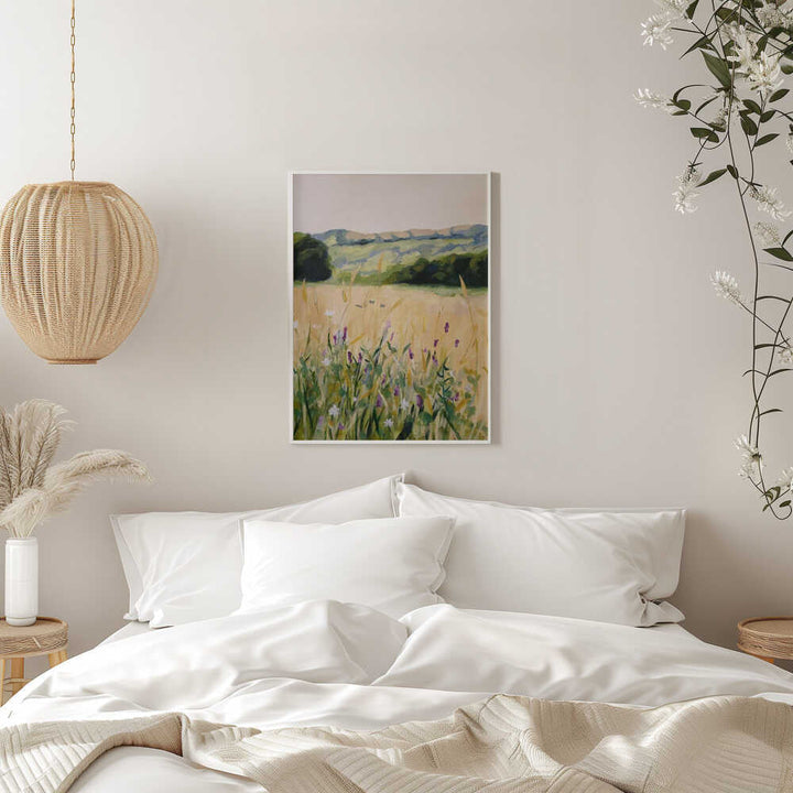 Oaks and Tall Grass - Stretched Canvas, Poster or Fine Art Print - I Heart Wall Art - Poster Print, Canvas Print or Framed Art Print