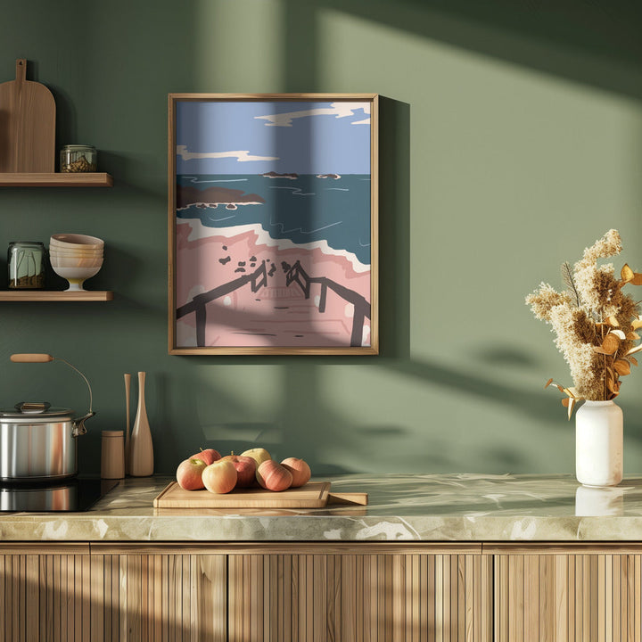 Ocean Blues - Stretched Canvas, Poster or Fine Art Print I Heart Wall Art
