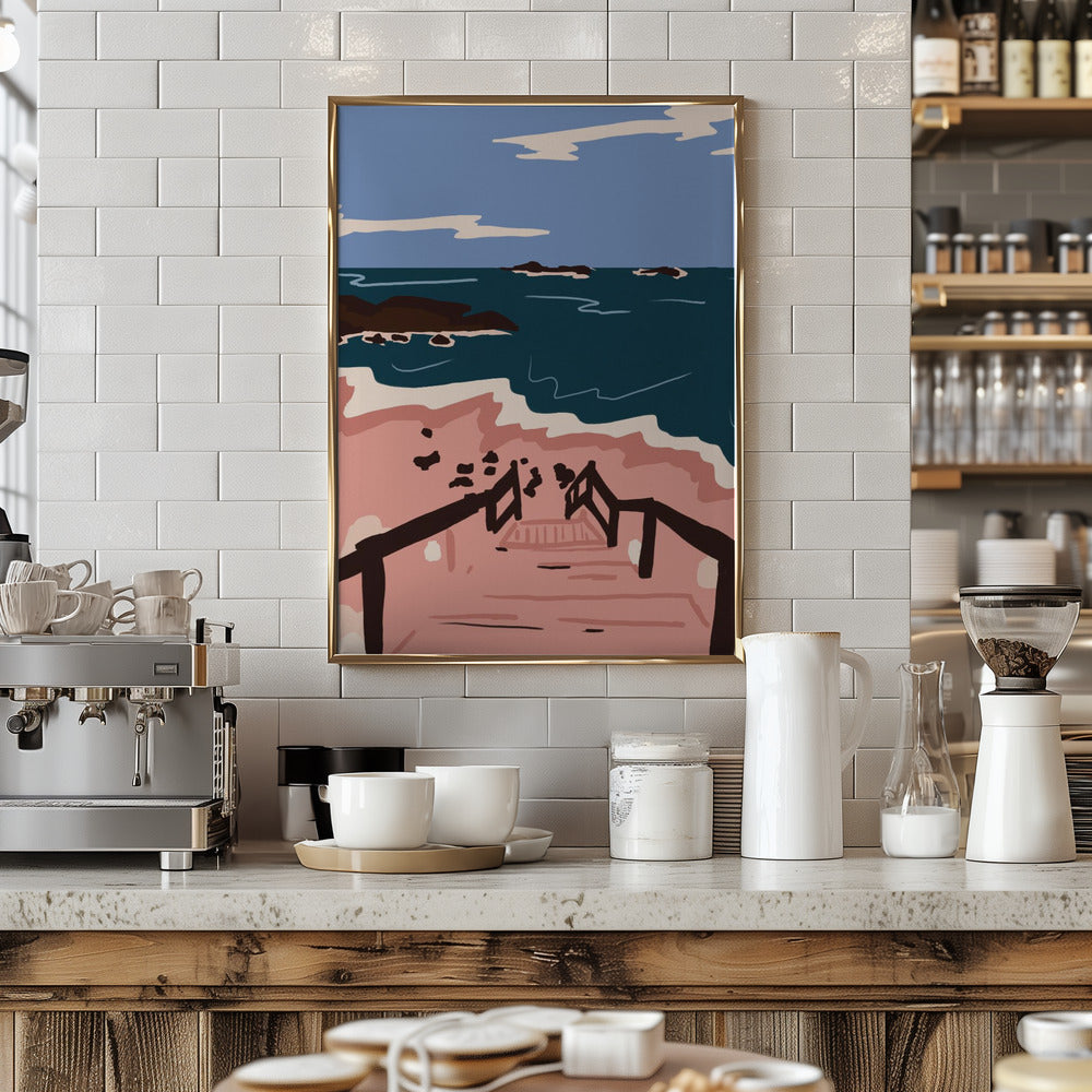 Ocean Blues - Stretched Canvas, Poster or Fine Art Print I Heart Wall Art