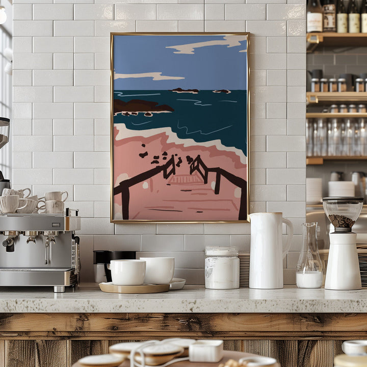 Ocean Blues - Stretched Canvas, Poster or Fine Art Print I Heart Wall Art