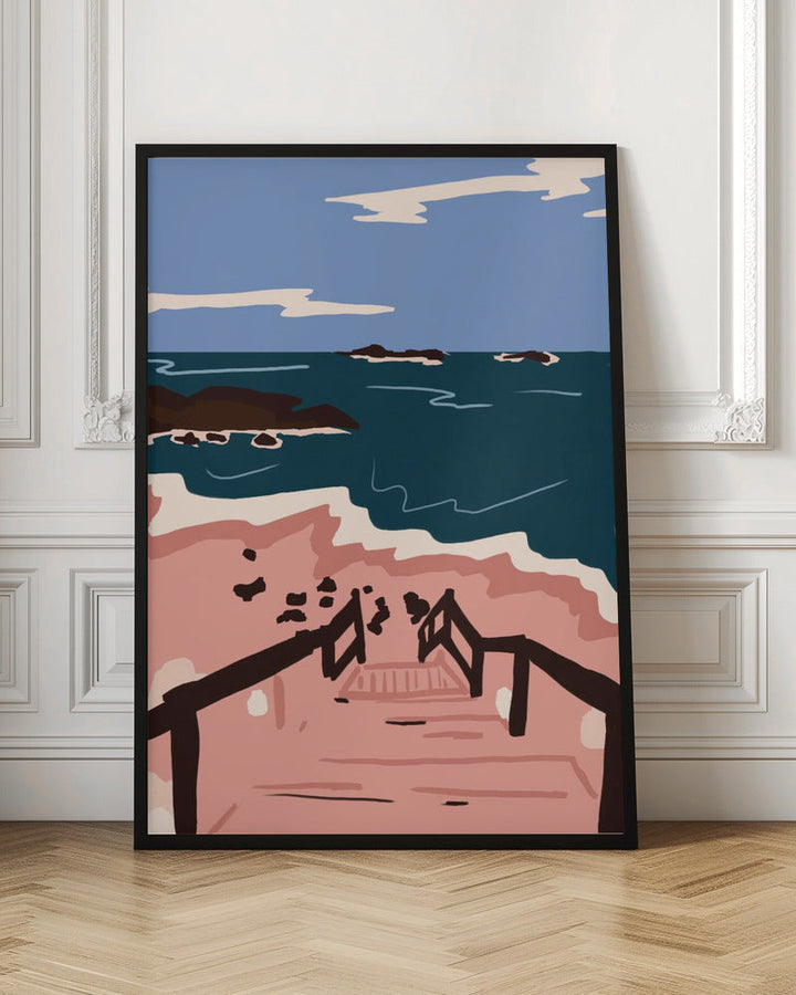 Ocean Blues - Stretched Canvas, Poster or Fine Art Print I Heart Wall Art