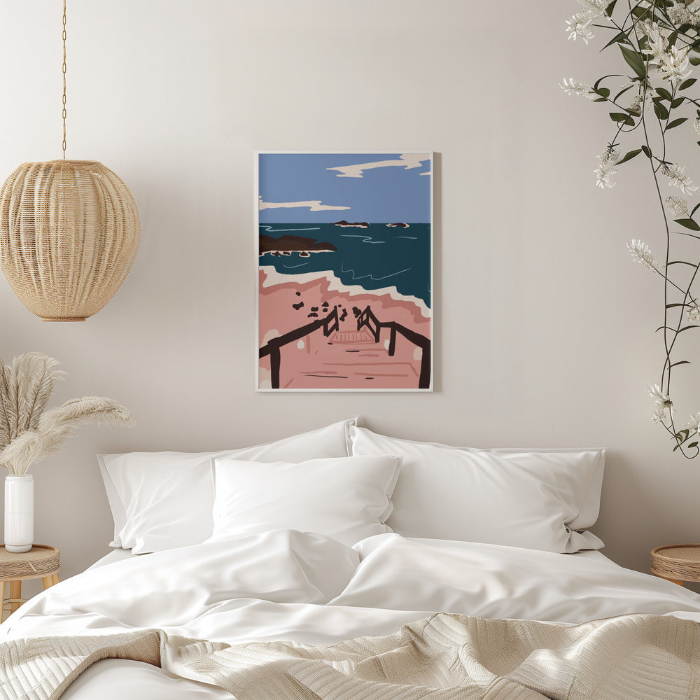 Ocean Blues - Stretched Canvas, Poster or Fine Art Print I Heart Wall Art