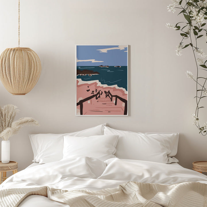 Ocean Blues - Stretched Canvas, Poster or Fine Art Print I Heart Wall Art