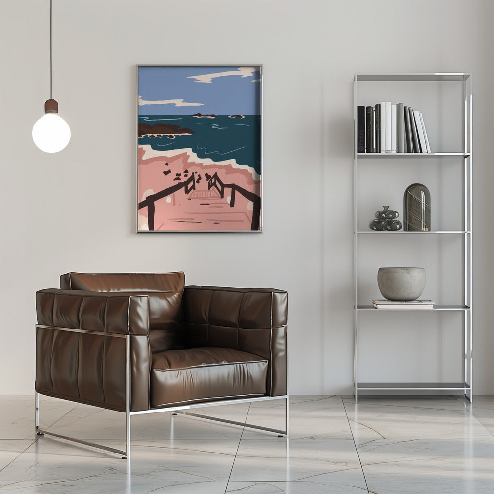 Ocean Blues - Stretched Canvas, Poster or Fine Art Print I Heart Wall Art