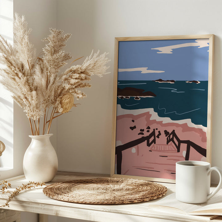 Ocean Blues - Stretched Canvas, Poster or Fine Art Print I Heart Wall Art
