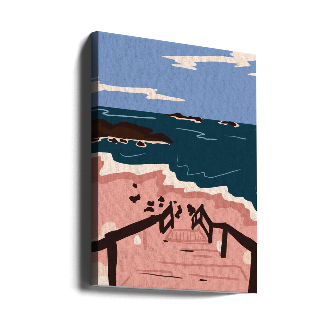 Ocean Blues - Stretched Canvas, Poster or Fine Art Print I Heart Wall Art