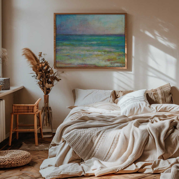 Ocean Hues at Dawn - Stretched Canvas, Poster or Fine Art Print - I Heart Wall Art - Poster Print, Canvas Print or Framed Art Print