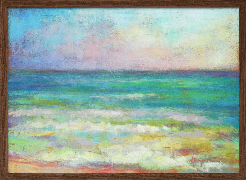 Ocean Hues at Dawn - Stretched Canvas, Poster or Fine Art Print - I Heart Wall Art - Poster Print, Canvas Print or Framed Art Print
