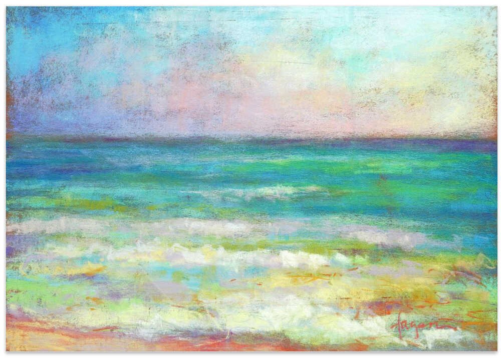 Ocean Hues at Dawn - Stretched Canvas, Poster or Fine Art Print - I Heart Wall Art - Poster Print, Canvas Print or Framed Art Print