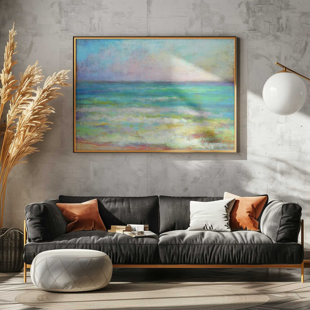 Ocean Hues at Dawn - Stretched Canvas, Poster or Fine Art Print - I Heart Wall Art - Poster Print, Canvas Print or Framed Art Print