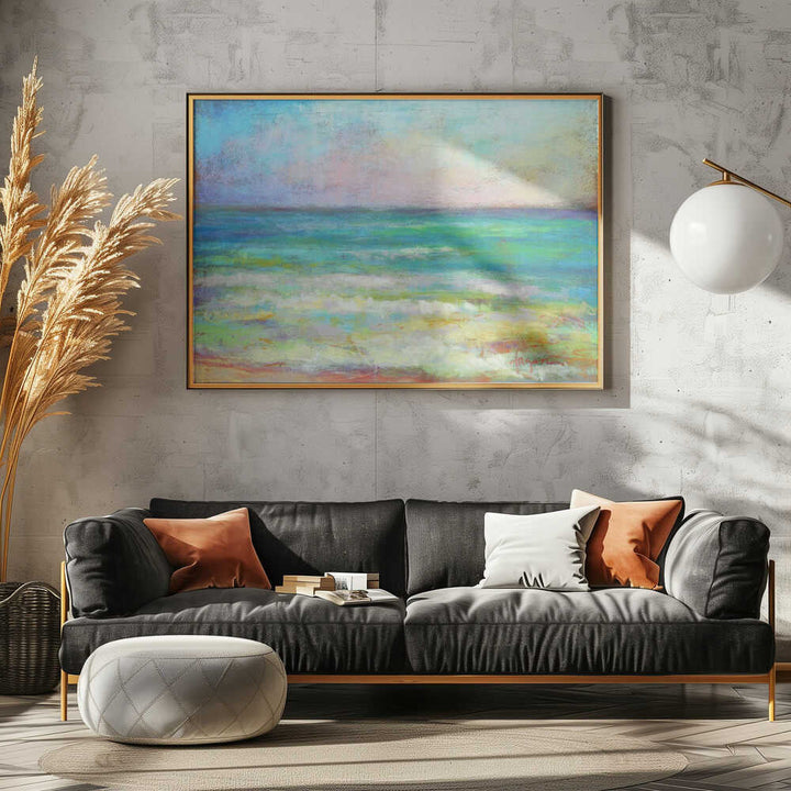 Ocean Hues at Dawn - Stretched Canvas, Poster or Fine Art Print - I Heart Wall Art - Poster Print, Canvas Print or Framed Art Print
