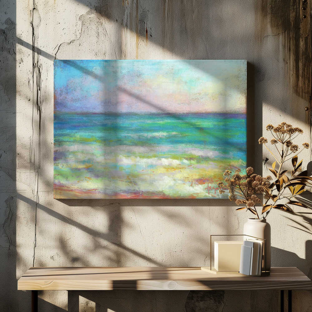 Ocean Hues at Dawn - Stretched Canvas, Poster or Fine Art Print - I Heart Wall Art - Poster Print, Canvas Print or Framed Art Print