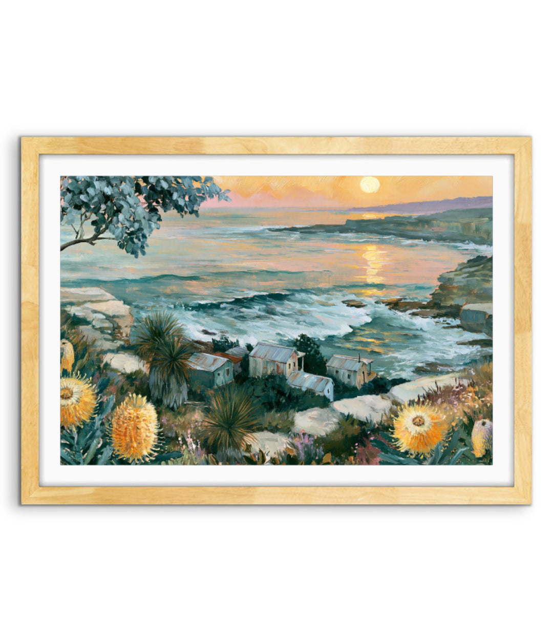 Ocean Rush by IHeartStudio - Australian Contemporary Coastal Landscape Canvas Print