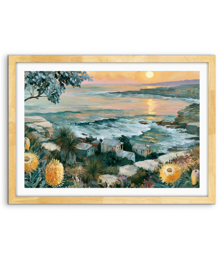 Ocean Rush by IHeartStudio - Australian Contemporary Coastal Landscape Canvas Print