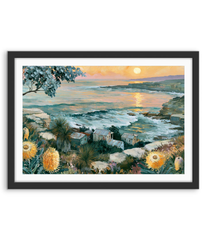 Ocean Rush by IHeartStudio - Australian Contemporary Coastal Landscape Canvas Print