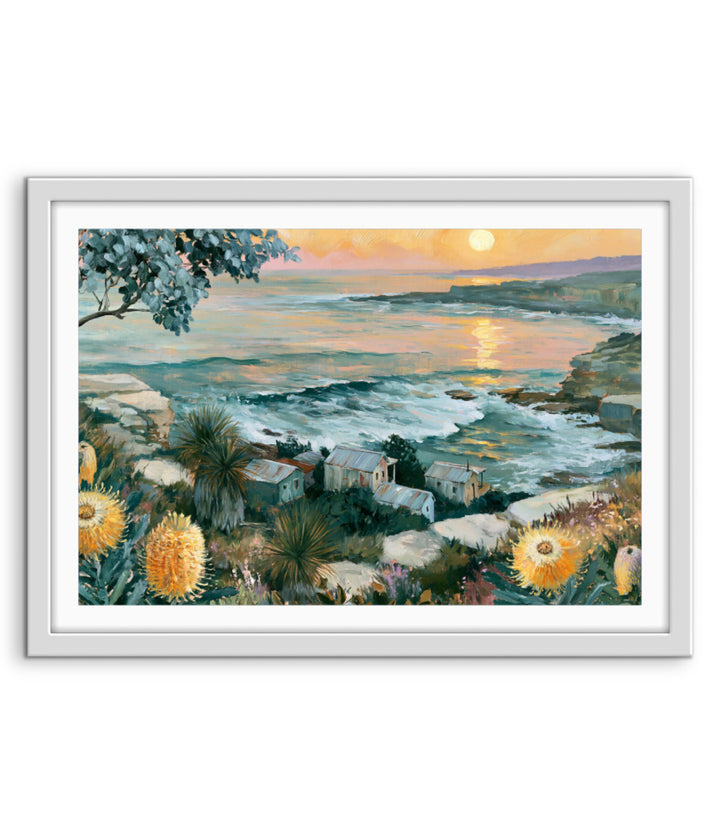 Ocean Rush by IHeartStudio - Australian Contemporary Coastal Landscape Canvas Print